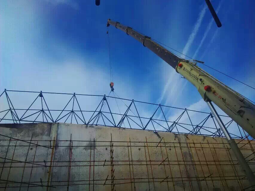 北票食堂网架结构工程